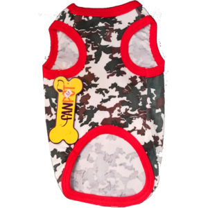 فن پت رکابی نخ پنبه طرح چریکی(M.L.XL)