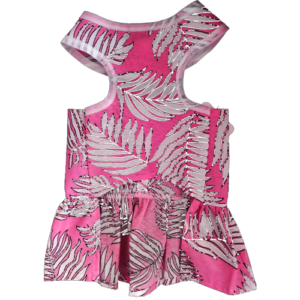فن پت لباس هاوایی دخترانه سفید صورتی(M.L.XL)